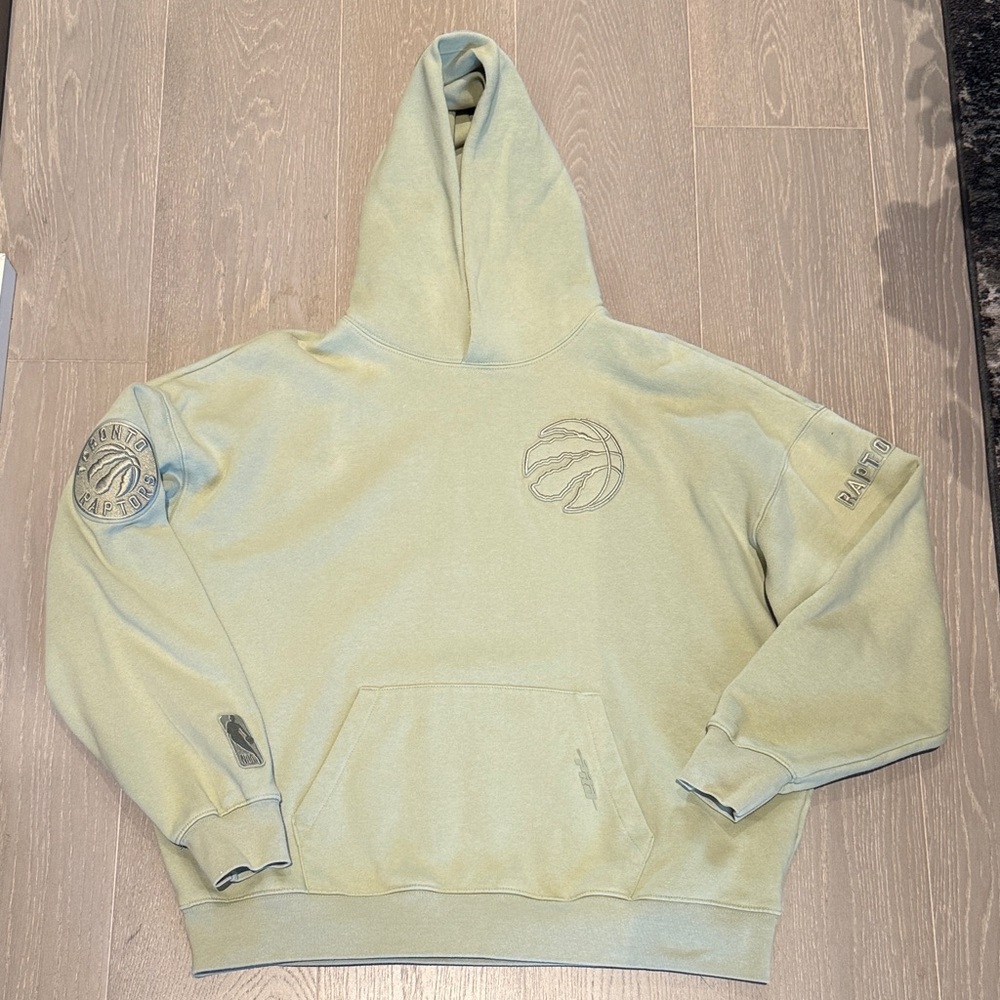 Raptors Pro light green hoodie